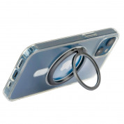 4smarts UltiMag Ring Magnetic Phone Holder - магнитен пръстен с поставка за прикрепяне към iPhone с MagSafe (сив) 3