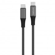4smarts PremiumCord USB-C to USB-C Cable 100W - USB-C към USB-C кабел за устройства с USB-C порт (150 см) (черен) 1