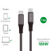 4smarts PremiumCord USB-C to USB-C Cable 100W - USB-C към USB-C кабел за устройства с USB-C порт (150 см) (черен) 3