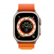 Apple Alpine Loop Small - оригинална текстилна каишка за Apple Watch Ultra 49мм (оранжев) 1