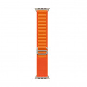 Apple Alpine Loop Small - оригинална текстилна каишка за Apple Watch Ultra 49мм (оранжев)