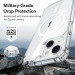 ESR Air Armor HaloLock MagSafe Case - хибриден удароустойчив кейс с MagSafe за iPhone 14 Plus (прозрачен) 3