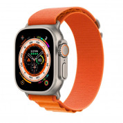 Apple Alpine Loop Large - оригинална текстилна каишка за Apple Watch Ultra 49мм (оранжев) 2