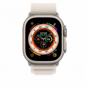 Apple Alpine Loop Small - оригинална текстилна каишка за Apple Watch Ultra 49мм (сив) 1