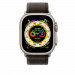 Apple Trail Loop M/L - оригинална текстилна каишка за Apple Watch Ultra 49мм (черен-сив) 3