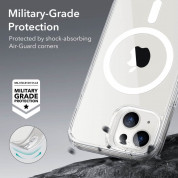 ESR Classic HaloLock MagSafe Case - хибриден кейс с висока степен на защита с MagSafe за iPhone 14, iPhone 13 (прозрачен)  3