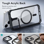 ESR Air Armor HaloLock MagSafe Case for Apple iPhone 14 Pro Max (black-clear) 5