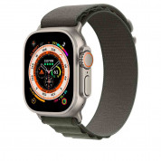 Apple Alpine Loop Medium - оригинална текстилна каишка за Apple Watch Ultra 49мм (зелен) 1