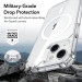 ESR Air Armor HaloLock MagSafe Case - хибриден удароустойчив кейс с MagSafe за iPhone 14 Pro Max (прозрачен) 4