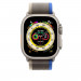 Apple Trail Loop M/L - оригинална текстилна каишка за Apple Watch Ultra 49мм (син-сив) 3