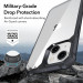 ESR Air Armor Case - хибриден удароустойчив кейс за iPhone 14 Plus (черен-прозрачен) 3