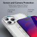 ESR Classic Kickstand Case - хибриден кейс с висока степен на защита за iPhone 14 Pro (прозрачен)  7