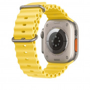 Apple Ocean Band - оригинална флуороеластомерна каишка за Apple Watch Ultra 49мм (жълт) 3