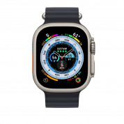 Apple Ocean Band Extension - оригинална удължителна флуороеластомерна каишка за Apple Watch Ultra 49мм (черен) 2