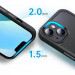 Tech-Protect MagMat MagSafe Case - хибриден удароустойчив кейс с MagSafe за iPhone 14 (черен-прозрачен) 4