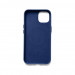 Mujjo Full Leather MagSafe Case - премиум кожен (естествена кожа) кейс с MagSafe за iPhone 15, iPhone 14, iPhone 13 (син) 2