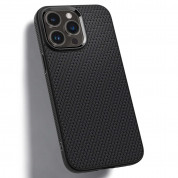 Spigen Liquid Air Case - силиконов (TPU) калъф с висока степен на защита за iPhone 14 Pro Max (черен) 11