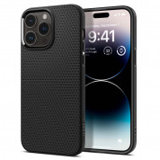 Spigen Liquid Air Case - силиконов (TPU) калъф с висока степен на защита за iPhone 14 Pro (черен)
