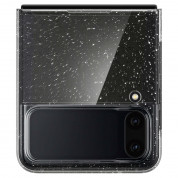 Spigen AirSkin Glitter Case - качествен поликарбонатов кейс за Samsung Galaxy Z Flip 4 (прозрачен) 5