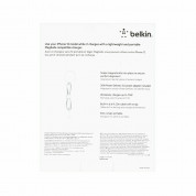 Belkin Boost Charge USB-C Magnetic Wireless Charging Pad 7.5W - поставка (пад) за безжично зареждане и захранване за ел. мрежа за iPhone с Magsafe (бял) 6