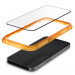 Spigen Glass.Tr Align Master Full Cover Tempered Glass 2 Pack - 2 броя стъклени защитни покрития за целия дисплей на iPhone 14 Pro (черен-прозрачен) 3