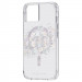 CaseMate Karat Touch MagSafe Case - дизайнерски удароустойчив кейс с истински перли и MagSafe за iPhone 14 (прозрачен) 1
