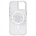 CaseMate Karat Touch MagSafe Case - дизайнерски удароустойчив кейс с истински перли и MagSafe за iPhone 14 (прозрачен) 4