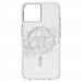 CaseMate Karat Touch MagSafe Case - дизайнерски удароустойчив кейс с истински перли и MagSafe за iPhone 14 (прозрачен) 2