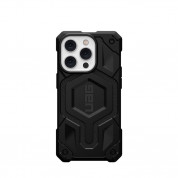 Urban Armor Gear Monarch Pro MagSafe Case - удароустойчив хибриден кейс с MagSafe за iPhone 14 Pro (черен) 2