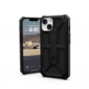 Urban Armor Gear Monarch Case - удароустойчив хибриден кейс за iPhone 14 (черен)