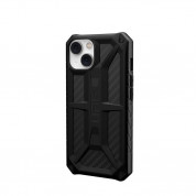 Urban Armor Gear Monarch Case - удароустойчив хибриден кейс за iPhone 14 (черен-карбон) 3