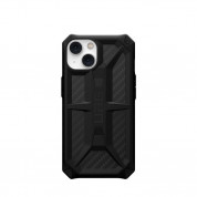 Urban Armor Gear Monarch Case - удароустойчив хибриден кейс за iPhone 14 (черен-карбон) 2