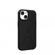 Urban Armor Gear Civilian MagSafe Case - удароустойчив хибриден кейс с MagSafe за iPhone 14 (черен) 5