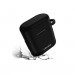 USAMS Silicone Case - силиконов калъф с карабинер за Huawei FreeBuds 2, FreeBuds 2 Pro (черен) 1