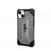 Urban Armor Gear Plasma Case - удароустойчив хибриден кейс за iPhone 14 (черен-прозрачен) 3