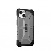 Urban Armor Gear Plasma Case - удароустойчив хибриден кейс за iPhone 14 (черен-прозрачен) 4