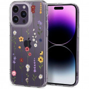 Spigen Cyrill Cecile Case Flower Garden - хибриден кейс с висока степен на защита за iPhone 14 Pro Max (цветни мотиви)