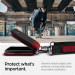 Spigen Compoty Texture Case - текстилен калъф за Samsung Galaxy Z Flip 4 (черен-червен) 11