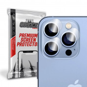 GrizzGlass HybridGlass Camera Glass Set - предпазни стъклени защитни покрития за камерата на iPhone 14 Pro Max (2 комплекта)
