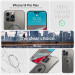 Spigen Ultra Hybrid MagSafe Case - хибриден кейс с висока степен на защита с MagSafe за iPhone 14 Pro Max (прозрачен-черен)  8