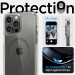 Spigen Ultra Hybrid MagSafe Case - хибриден кейс с висока степен на защита с MagSafe за iPhone 14 Pro (прозрачен-графит)  10