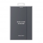 Samsung Book Cover Keyboard EF-DT500UJEGEU - оригинален кейс, клавиатура и поставка за Samsung Galaxy Tab A7 10.4 (2020) (сив)  11
