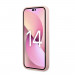 Guess Glitter Flakes Metal Logo Case - хибриден удароустойчив кейс за iPhone 14 Pro (розов) 3