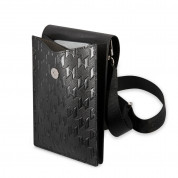 Karl Lagerfeld Monogram Ikonik Wallet Bag - оригинална универсална чанта с презрамки, подходяща за смартфони (черен) 1