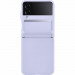 Samsung Leather Cover EF-VF721LLEGWW - оригинален кожен кейс (естествена кожа) за Samsung Galaxy Z Flip 4 (лилав) 3