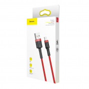 Baseus Cafule USB Lightning Cable (CALKLF-B09) - Lightning USB кабел за Apple устройства с Lightning порт (100 см) (червен) 6