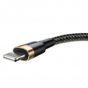 Baseus Cafule USB Lightning Cable (CALKLF-BV1) for Apple devices with Lightning connector (100 cm) (black-gold) 1