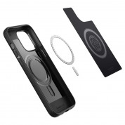 Spigen Mag Armor Case - силиконов (TPU) калъф с висока степен на защита с MagSafe за iPhone 14 Pro Max (черен) 8