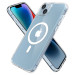 Spigen Ultra Hybrid MagSafe Case - хибриден кейс с висока степен на защита с MagSafe за iPhone 14 (бял-прозрачен)  4