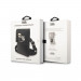 Karl Lagerfeld Saffiano Karl and Choupette Wallet Bag - оригинална универсална чанта с презрамки, подходяща за смартфони (черен) 5